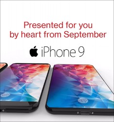 Presented for you by heart from September, i-Phone 9~